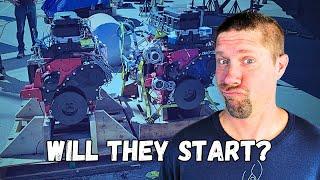 Cummins Repower:  Starting our CUMMINS 6.7 Engines for the FIRST TIME EVER! [Ep. 156]