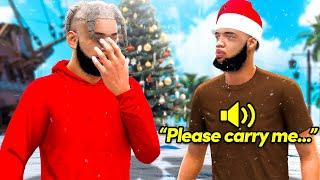 I Carried CHRISTMAS NOOBS To Their First NBA 2K Win... (NBA 2K25)