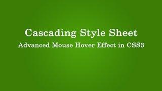 advance hover effect with css3