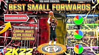 *TOP 3 MOST BROKEN* SMALL FORWARD BUILDS TO USE on NBA 2K22 ENDING OFF THE YEAR! (BEST BUILDS!)