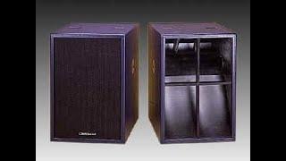 Turbosound TSW-124 V's Turbosound THL-818 The Vintage Sound Company