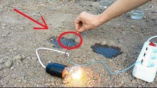 How well Water and Soil conduct Electricity / Electrical Earthing (Grounding) Science Experiment