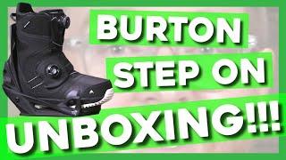 2020 Burton Step On Boots and Bindings Unboxing!!!