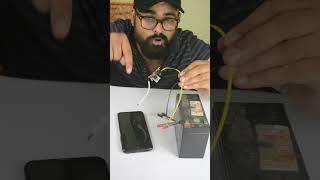 mobile charger from car battery #youtube #youtubeshorts