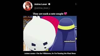 They are such a cute couple #animeedit #anime #animemoments #kawaii #animecute #animeromance