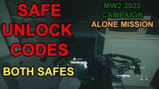 SAFE UNLOCK CODES FOR ALONE MISSION IN MW2 2022 CAMPAIGN