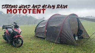 3 DAYS NON STOP RAINING in KAMP KOKOMO | MOTOCAMPING BY THE LAKE | MOTOTENT | CAVINTI LAGUNA