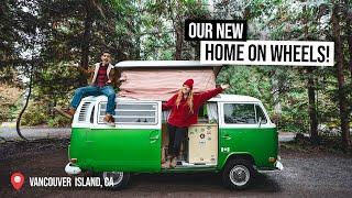 We Traded Our RV For a 1972 Vintage VW CAMPER VAN!  Full Tour + Exploring Vancouver Island, CA