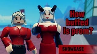 Prom Sabrina vs base Sabrina comparison showcase. Heroes online world roblox