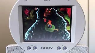 Crash Bandicoot 1 - Upstream Play through - PSone LCD Screen