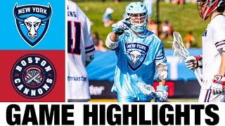 New York Atlas vs Boston Cannons Highlights | 2024 Premier Lacrosse League | PLL Highlights