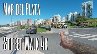 Mar del Plata Street Walk 4k to the Port Summer 2024 pt3