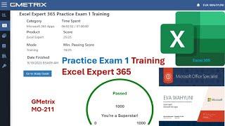 GMetrix Übungsprüfung 1 Schulung Excel Expert 365 MO-211