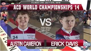 2019 American Cornhole World Championships: Juniors - Austin Cameron vs. Erick Davis