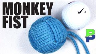 Make a Golf Ball Paracord Monkey Fist - BoredParacord.com