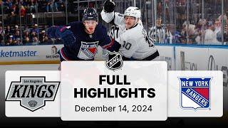 NHL Highlights | Kings vs. Rangers - December 14, 2024