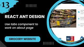 React JS #13 - Use tabs component to work on about page