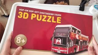 3D puzzle Hong Kong Big Bus