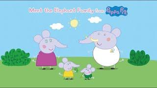 Meet the Elephant Family!  | Peppa Pig Official Clips