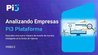 Tutorial de análisis de empresa con Pi3 Plataforma 