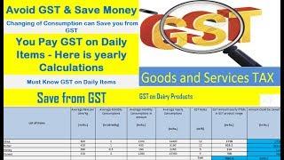 GST for Consumer - Behave Smartly & Save Money in Dairy Product