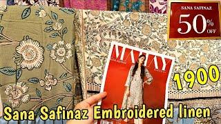 Sana Safinaz Sale Flat 50%Off Sale Sana Safinaz Sale 2024 