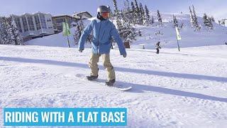 Riding With A Flat Base