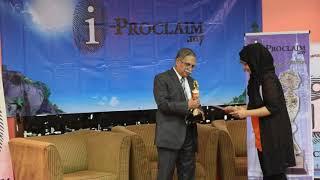 Lifetime Achievement of Prof. Dr. Saidur Rahman, i-Proclaim ARA 2017