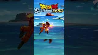 Sparking Zero under water gameplay and water splash animation 