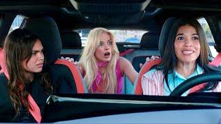 Barbie (2023) - Barbie, Sasha & Gloria vs Mattel Car Chase Scene | Top Clips