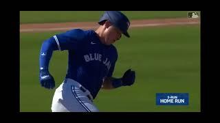 Brian Serven 3 Run Home Run (1st Home Run Of Spring Training)