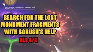 Search for the lost monument fragments with Sorush's help Genshin Impact