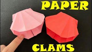 Easy Origami Shell in 5 mins | How to make paper clam