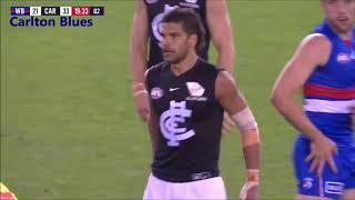 Sam Petrevski-Seton - All 35 touches - Round 5 2019 - Carlton Blues vs Western Bulldogs