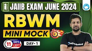 JAIIB RBWM Mini Mock Test | Day-1 | JAIIB Exam June 2024 | JAIIB Exam Preparation