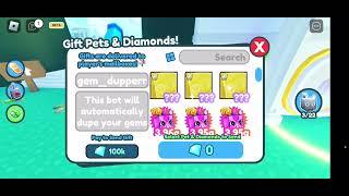 *TUTORIAL* HOW to DUPE GEMS in Pet Simulator X (not patched)