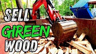 #496 2 CORDS of GREEN Firewood FAST!