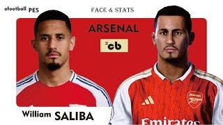 WILLIAM SALIBA FACE & STATS eFootball PES 2021 2020