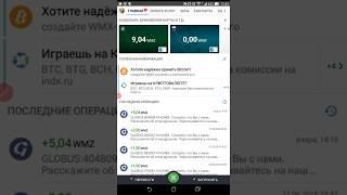 Подтверждение перевода с Глобус на WebMoney (Часть2)