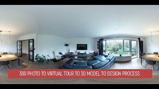 360 Virtual tour to 3D model