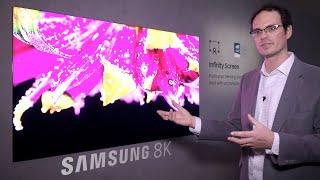 Samsung 8K QLED TV has a nearly invisible bezel