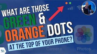 You should know what the orange and green dots at the top of your phone mean | Kurt the CyberGuy