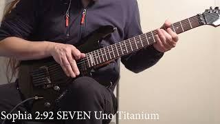 Comparison Ibanez S7 stock tremolo VS Sophia 2:92 SEVEN Uno Titanium Toneblock - Tuning stability!