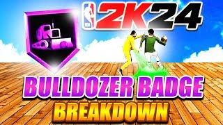 Bulldozer Badge Breakdown! What tier do you need this badge on your MyPlayer in NBA 2K24?