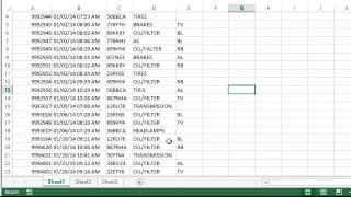 Excel: Data Cleaning with Excel Part 1