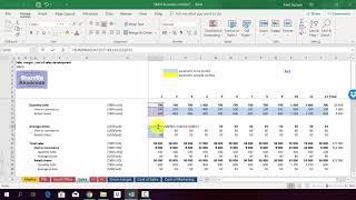 How to model revenues of consumer good business in Excel - SMCG