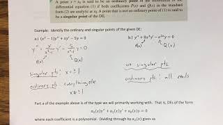 6.2 - Solutions About Ordinary Points (Part 1)