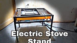 How to make Stand For an Electric Stove // Malik's Lab