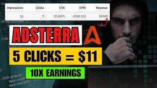 How I Boost My Adsterra Earnings 10x || Adsterra Earning Method