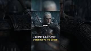 Geralt doesn’t have two swords